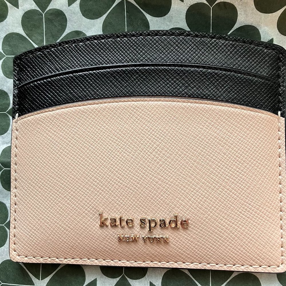 NWOT Kate Spade Small Card Holder (incl. Kate Spade Tissue Paper)
